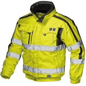 Sir Safety System MC4125E1 weerbestendige jas, hoge zichtbaarheid, geel, 4XL