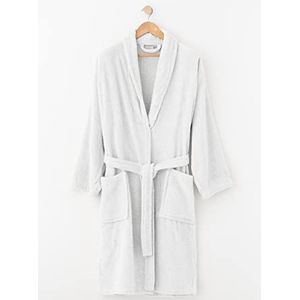 PADUANA Uniseks badjas van 100% Egyptisch katoen, 500 g/m², extra zacht, maximaal absorptievermogen, met verstelbare strik en zakken, badjas voor heren en dames