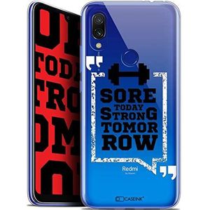 Beschermhoes voor 6,26 inch Xiaomi Redmi 7, ultradun, Quote Strong Tomorrow