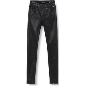 Replay Luzië Skinny fit Jeans voor dames, 098 Black, 23W x 28L