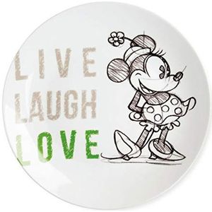 Egan Serveerbord Minnie Live Laugh Love groen, meerkleurig, klein
