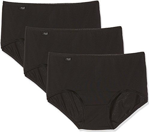 SLOGGI - Midi Slips - Zwart - Microvezel - Set van 3