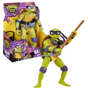 GIOCHI PREZIOSI Ninja Turtles Chaos Mutante actiefiguur schildpad Donatello reuzen, 30 cm, gewrichten met gevechtswapens, voor kinderen en meisjes vanaf 4 jaar