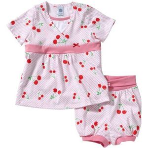 Sanetta Baby - Meisje pyjama (tweedelig), All Over Print 220787, roze (3092), 98 cm