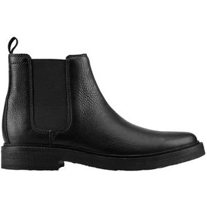 Clarks Premium Heren Clarkdale Easy Chelsea Boot, zwart leer, 6 UK, Zwart leder, 38.5 EU