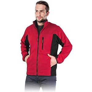 Reis Polar-Twin_Cbxl fleece beschermende blouse, rood-zwart, maat XL