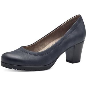 Jana Dames Pumps met blokhak Vegan, donkerblauw, 42 EU