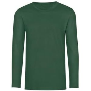 Trigema Heren shirt met lange mouwen 602501, groen (Efeu 072), XXL