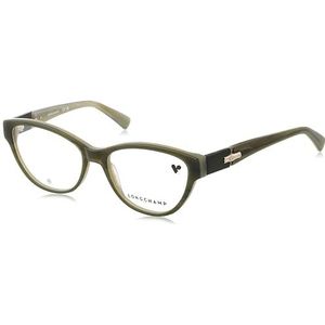 Longchamp Optical zonnebril voor dames, Groene hoorn, Eén maat