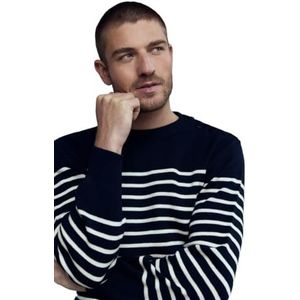 Armor Lux, Mariner Pullover "Goulenez" voor heren, meerkleurig (scheep/melk 6TQ), XXL