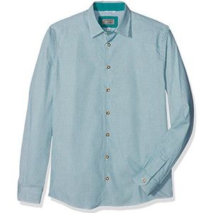 Gol Slimfit klederdrachtoverhemden voor jongens, groen (tealgreen 50), 146 cm