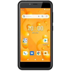 Konrow - Soft 5P smartphone 4G met 5 inch display en 16 GB geheugen, uitbreidbaar tot 64 GB – mobiele telefoon dual sim met 5 MP achtercamera, voor 2 MP – Android 11 GB – zwart