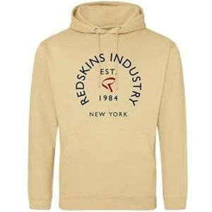 Redskins Sweatshirt Sweatshirt Hoodie Sport Print Kleding Kinderen Jongens en Meisjes Winter Warme Fleece Model SC RS4102 Beige 14 Jaar, Beige, 14 ans