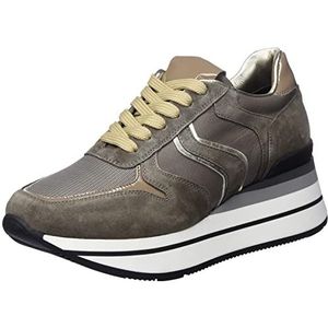 HIP Shoe Style for Women HIP Donna D1201 Sneakers voor dames, taupe, 36 EU