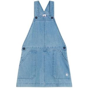 Petit Bateau Jurk voor meisjes, Lichte denim, 3 jaar