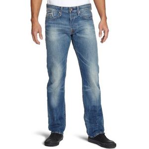 Replay - Waitom - straight jeans - heren, blauw (Stone Washed - donkerblauw), maat 33, blauw (Stone Washed - donkerblauw), 33