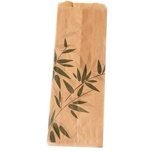 Garcia de Pou Feel Green Mini Sandwich Bag 41 Gsm in doos, 7+4 x 22 cm, Papier, Natural, 22 x 7 x 30 cm