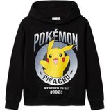 NAME IT Boy sweatshirt pokemon, zwart, 158-164