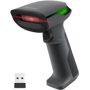 Atlantis A08-LD230P-2D-W barcodelezer, barcodelezer, draadloos, 1D en 2D optische prof (640 x 480), 60 fps, leest van smartphone en display, farmaceutische code, USB-aansluiting, snelstartgids