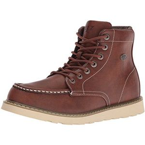 Lugz Men's Roamer Hi Chukka Boot, Dark Brown/Gum/Cream, 11.5 M US
