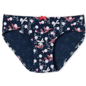 Schiesser Hip-Rio Slip voor meisjes, blauw (803-donkerblauw), 176 cm