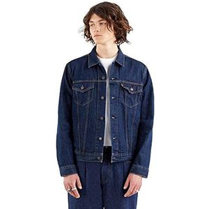 Trucker Jacket - Denim - 100% Katoen - Lange Mouwen - Franse Kraag