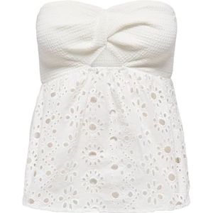 Onlaurora Tube Top WVN, cloud dancer, XL