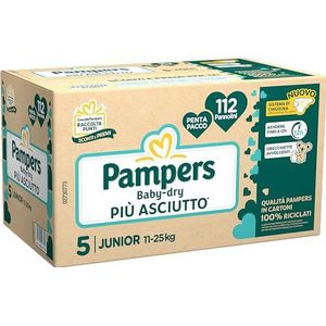 Pampers Penta Baby Dry Junior maat 5 voorraadverpakking met 112 luiers