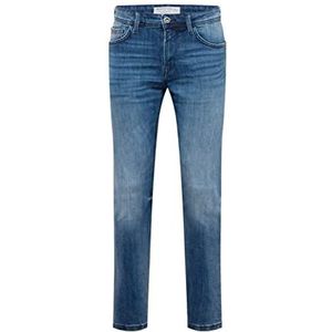 TOM TAILOR Denim Uomini Piers Slim Jeans van duurzaam katoen 1029326, 10119 - Used Mid Stone Blue Denim, 28W / 34L