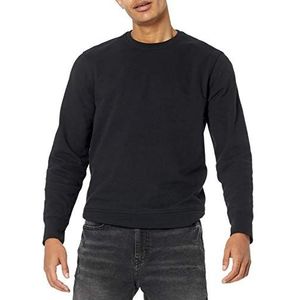 Amazon Essentials Heren lange mouwen lichtgewicht Franse badstof ronde hals sweatshirt, zwart, XXL
