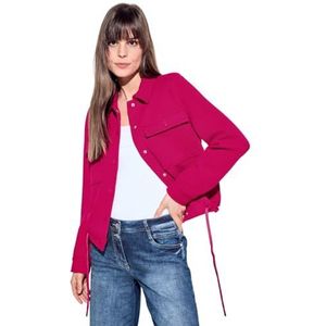 Cecil Gestructureerd shirt voor dames, Roze Sorbet, XS