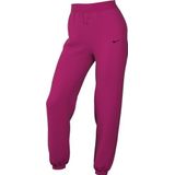 Nike Damesbroek W NSW Phnx FLC Hr Os Pant, Fireberry/Black, DQ5887-615, XL