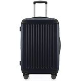 HAUPTSTADTKOFFER - SPREE - Harde koffer, trolleykoffer, uitbreidbare reiskoffer, TSA, 4 wielen, 65 cm, 74 liter, donkerblauw