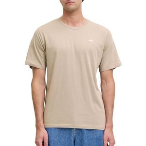 JJ Rebel - Logo Shirt - Licht Bruin - Heren