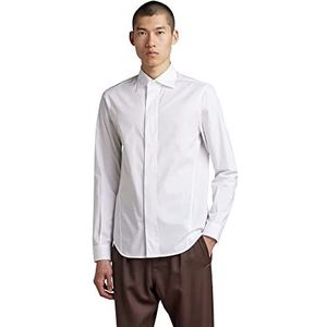 G-STAR RAW Heren formeel superslim shirt, wit (wit C271-110), XS