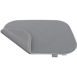 Leitz iComfi Verwarmingskussen, duurzame, zachte en afneembare polyester hoes met ritssluiting, compatibel met het Leitz iComfi verwarmingskussen met accu, grijs, 40 x 30 x 2 cm, 65960085