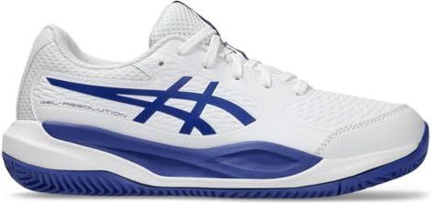 ASICS Gel-Resolution X GS Clay sneaker, 33 EU, White Dark Cobalt, 33 EU