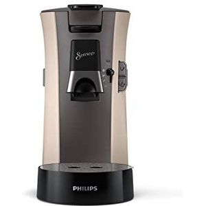 Philips CSA240/31 koffiepadmachine Senseo Select Eco, Intensity Plus, Cream Plus, memo-functie – Nougat