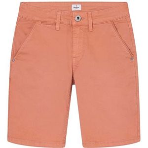 Pepe Jeans Blueburn Short voor jongens, Oranje (Squash Oranje), 18 Jaar