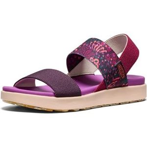 KEEN Dames Elle Backstrap Wedge Sandalen, Beaujolais/Plum Perfect, 6.5 UK, Beaujolais Plum Perfect, 39.5 EU