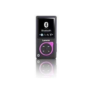 Lenco MP3-speler Xemio-768 - MP3/MP4-speler, 8 GB micro SD-kaart inclusief in-ear hoofdtelefoon en Bluetooth - roze