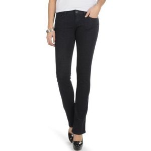 Cross Jeans dames jeansbroek/lange normale tailleband, P 465-008 / Kate, Dark Blue, 26W x 30L
