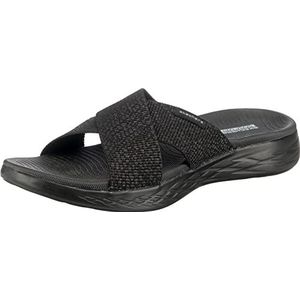 Skechers On-the-go 600 - Glistening dames Slippers, zwart, 38 EU