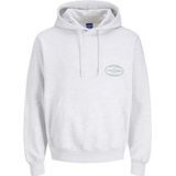Jack & Jones - Joryork Graphic Hoodie - Helder Wit - Sweatshirt