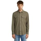 G-STAR Marine Slim Shirt met lange mouwen, bruin (Turf Gd D24963-d454-c982), XS