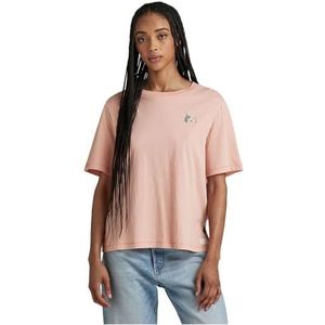 G-NA Badge Boxy, roze (Deep Berry Shake D24511-a870-b115), S