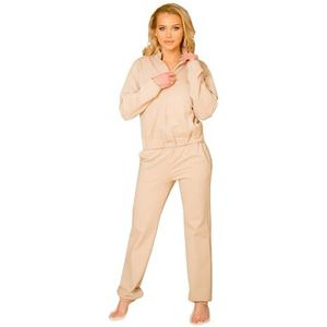 Kalimo FOGO Blouse voor dames, beige, XL, soft touch katoen, beige, XL