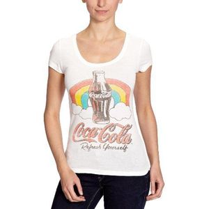 ONLY dames T-shirt, 15065528 COCA COLA SS O/O-NECK TOP