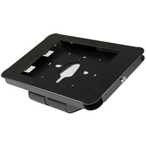 StarTech.com Beveiligde tablet-behuizingsstandaard - Afsluitbare antidiefstalstalen bureau of muurbeugel voor 9,7-inch iPad/Tablet - VESA-compatibel (SECTBLTPOS)
