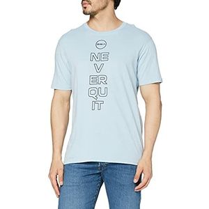 GSA T-shirt met print voor heren, Lichtblauw, S